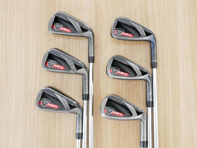 Iron set : Callaway : ชุดเหล็ก Callaway RAZR X Black มีเหล็ก 5-Pw (6 ชิ้น) ก้านเหล็ก NS Pro 950 Flex S
