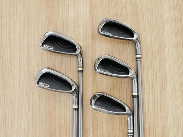 Iron set : PRGR : ชุดเหล็กกระเทย PRGR Egg II (ตีง่ายและไกลมาก)  มีเหล็ก 8-Pw,Aw,Sw (5 ชิ้น) ก้านกราไฟต์ Flex R2 (M-35)