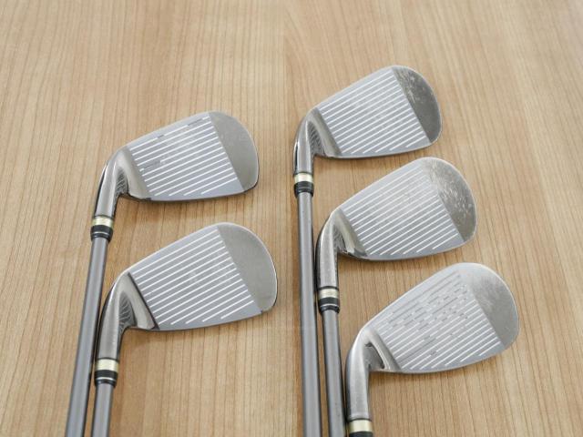 Iron set : PRGR : ชุดเหล็กกระเทย PRGR Egg II (ตีง่ายและไกลมาก)  มีเหล็ก 8-Pw,Aw,Sw (5 ชิ้น) ก้านกราไฟต์ Flex R2 (M-35)