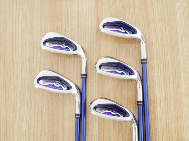 Lady club : All : ชุดเหล็ก Yamaha Femina มีเหล็ก 7-Pw,Sw (5 ชิ้น) ก้านกราไฟต์ Flex L