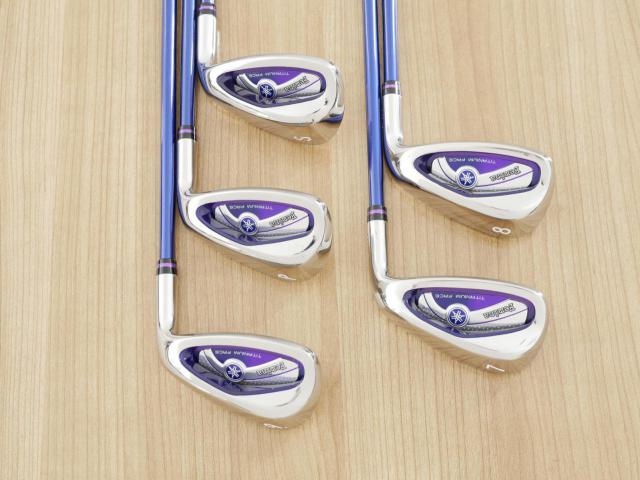 Lady club : All : ชุดเหล็ก Yamaha Femina มีเหล็ก 7-Pw,Sw (5 ชิ้น) ก้านกราไฟต์ Flex L