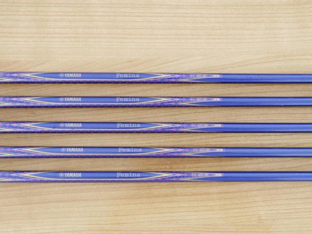 Lady club : All : ชุดเหล็ก Yamaha Femina มีเหล็ก 7-Pw,Sw (5 ชิ้น) ก้านกราไฟต์ Flex L