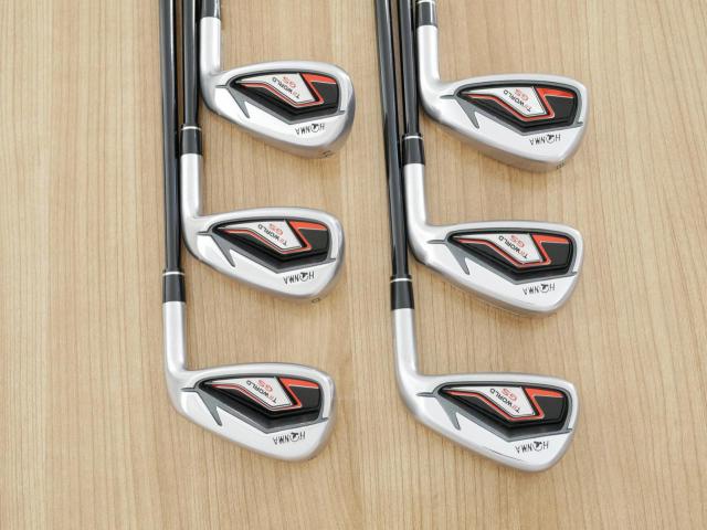 Iron set : Honma : ชุดเหล็ก Honma Tour World GS (ออกปี 2021 ใบใหญ่ ตีง่าย ไกล) มีเหล็ก 6-11 (6 ชิ้น) ก้านกราไฟต์ Honma Speedtuned 48 Flex R
