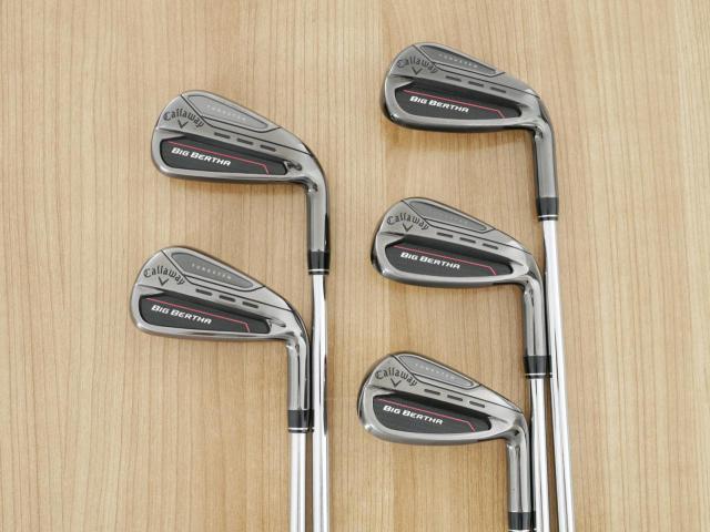 Iron set : Callaway : ชุดเหล็ก Callaway Big Bertha (รุ่นล่าสุด ปี 2023 ตีง่ายที่สุดของ Callaway) มีเหล็ก 6-Pw (5 ชิ้น) ก้านเหล็ก NS Pro 950 Neo Flex S