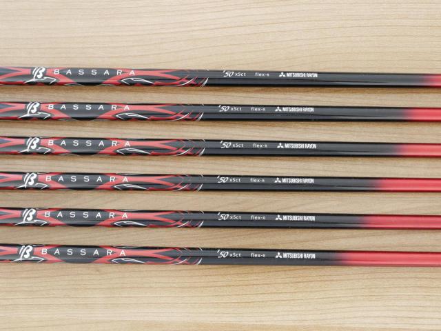 Iron set : Yamaha : ชุดเหล็ก Yamaha Inpres RMX UD+2 (ปี 2017 ตีไกลที่สุด ไกลกว่าเหล็กทั่วไป 2 เบอร์) มีเหล็ก 6-Pw,Aw (6 ชิ้น) ก้านกราไฟต์ Mitsubishi Bassara i50xct Flex R