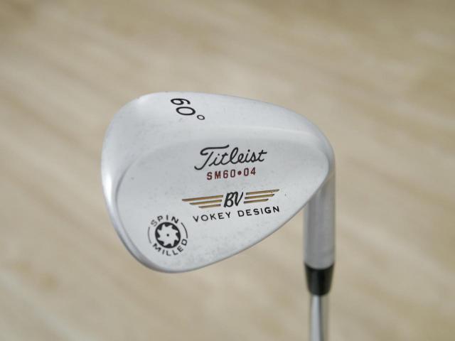 Wedge : Other : Wedge Titleist Vokey Design SPIN MILLED Loft 60 ก้านเหล็ก Dynamic Gold Wedge