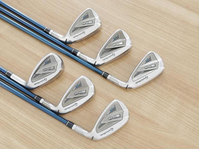 Iron set : Taylormade : ชุดเหล็ก Taylormade SIM 2 MAX (ออกปี 2021 Japan Spec. ตีง่าย ไกล) มีเหล็ก 6-Pw,Sw (6 ชิ้น) ก้านกราไฟต์ Mitsubishi TENSEI TM60 Flex R