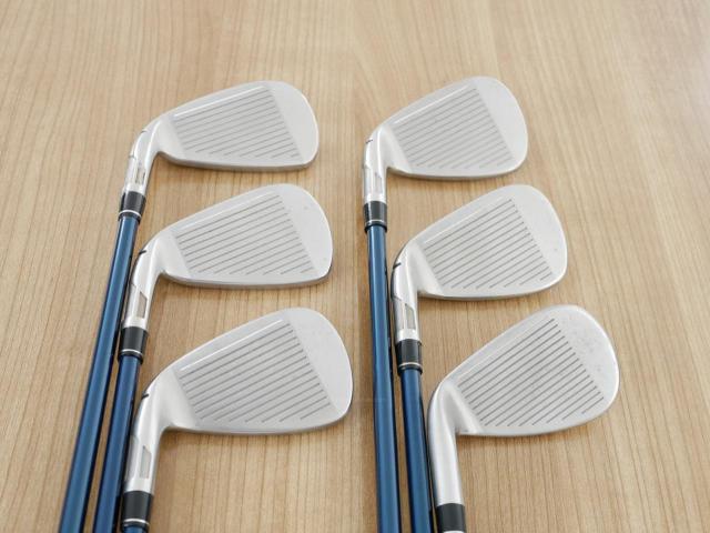 Iron set : Taylormade : ชุดเหล็ก Taylormade SIM 2 MAX (ออกปี 2021 Japan Spec. ตีง่าย ไกล) มีเหล็ก 6-Pw,Sw (6 ชิ้น) ก้านกราไฟต์ Mitsubishi TENSEI TM60 Flex R