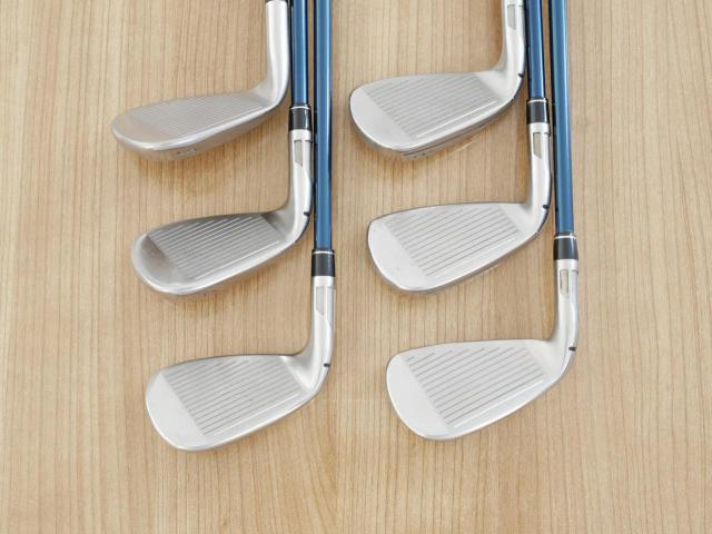Iron set : Taylormade : ชุดเหล็ก Taylormade SIM 2 MAX (ออกปี 2021 Japan Spec. ตีง่าย ไกล) มีเหล็ก 6-Pw,Sw (6 ชิ้น) ก้านกราไฟต์ Mitsubishi TENSEI TM60 Flex R