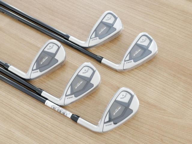 Iron set : Callaway : **ของใหม่ ยังไม่แกะพลาสติก** ชุดเหล็ก Callaway Rogue ST Max (ออกปี 2022 ตีง่าย ไกลมาก) มีเหล็ก 6-Pw (5 ชิ้น) ก้านกราไฟต์ Mitsubishi TENSEI CR 55 Flex R