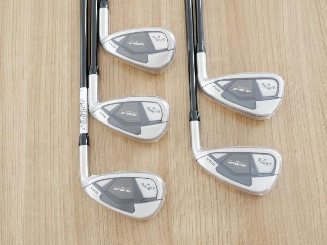 Iron set : Callaway : **ของใหม่ ยังไม่แกะพลาสติก** ชุดเหล็ก Callaway Rogue ST Max (ออกปี 2022 ตีง่าย ไกลมาก) มีเหล็ก 6-Pw (5 ชิ้น) ก้านกราไฟต์ Mitsubishi TENSEI CR 55 Flex R