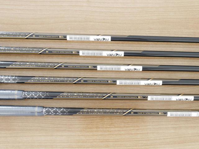 Iron set : Honma : **ของใหม่ ยังไม่แกะพลาสติก** ชุดเหล็ก Honma Beres 09 Forged Black (รุ่นล่าสุด ออกปี 2024 สวยมากๆ) มีเหล็ก 6-11 (6 ชิ้น เทียบเท่า 6-Pw) ก้าน ARMRQ FX Flex R