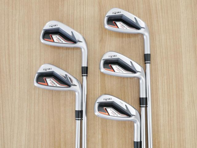 Iron set : Honma : ชุดเหล็ก Honma Tour World GS (ออกปี 2021 ใบใหญ่ ตีง่าย ไกล) มีเหล็ก 6-10 (5 ชิ้น) ก้านเหล็ก NS Pro Zelos Flex S