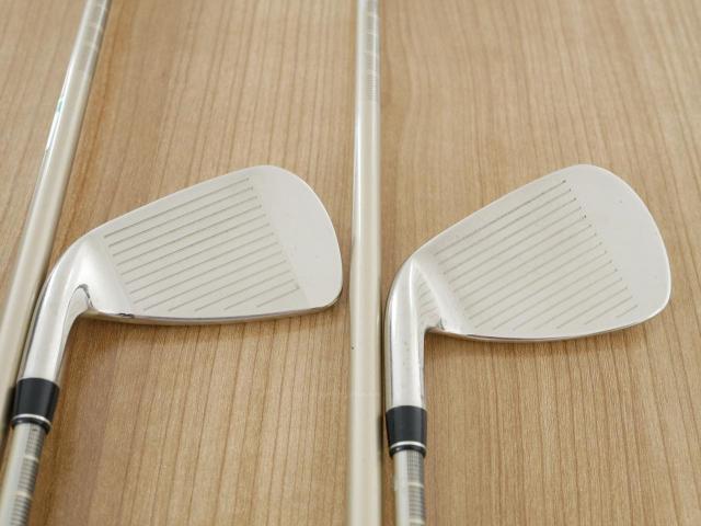 Iron set : PRGR : ชุดเหล็ก PRGR ID Nabla Red (รุ่นท๊อปสุด หน้าเด้ง ไกลมาก) มีเหล็ก 6-Pw (5 ชิ้น) ก้านกราไฟต์ M-40 Flex SR