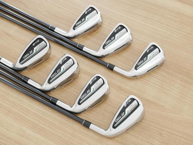 Iron set : Yonex : ชุดเหล็ก Yonex E-Zone Tri-G (รุ่นปี 2017 หน้าเด้ง ตีไกลมากๆ) มีเหล็ก 5-Pw,Sw (7 ชิ้น) ก้านกราไฟต์ Flex R