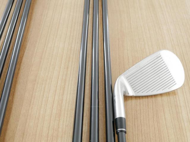 Iron set : Yonex : ชุดเหล็ก Yonex E-Zone Tri-G (รุ่นปี 2017 หน้าเด้ง ตีไกลมากๆ) มีเหล็ก 5-Pw,Sw (7 ชิ้น) ก้านกราไฟต์ Flex R