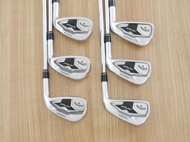 Iron set : Callaway : ชุดเหล็ก Callaway APEX Forged (ออกปี 2019) มีเหล็ก 5-Pw (6 ชิ้น) ก้านเหล็ก NS Pro 950 Flex S