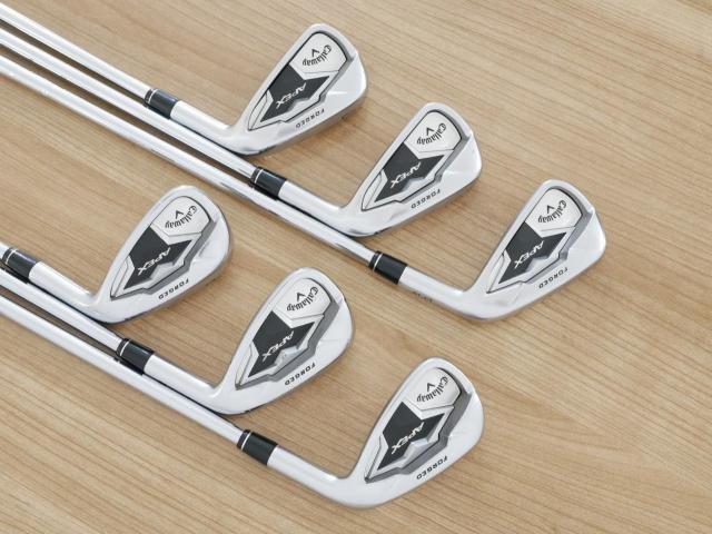 Iron set : Callaway : ชุดเหล็ก Callaway APEX Forged (ออกปี 2019) มีเหล็ก 5-Pw (6 ชิ้น) ก้านเหล็ก NS Pro 950 Flex S