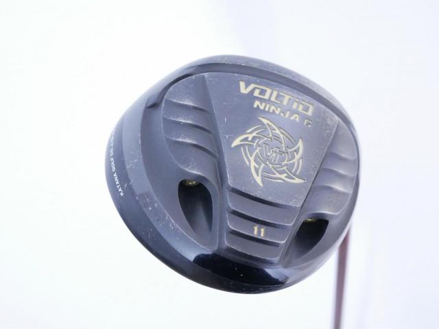 Driver : Katana : ไดรเวอร์ Katana Voltio NINJA G 880Hi (รุ่นท๊อป ออกปี 2017 หน้าเด้งสุดๆ COR 0.88 หัวขนาด 470CC. มี Offset เหมาะกับคนที่ตี Fade) Loft 11 ก้าน Fujikura Speeder 361 Flex R