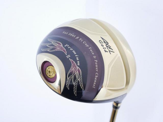 Driver : Tsuruya : Tsuruya AXEL Gold Premium II (รุ่นปี 2017 ตัวท๊อป หน้าเด้งสุดๆ COR 0.86 ของใหม่ 4 หมื่น) Loft 10.5 Flex R