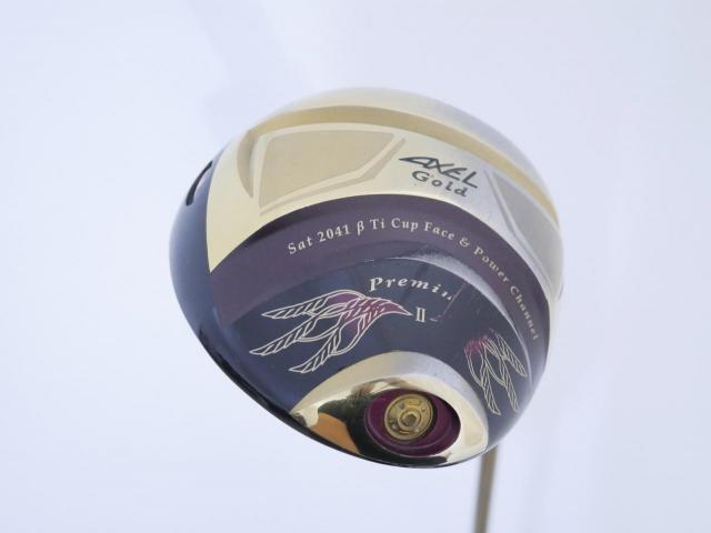 Driver : Tsuruya : Tsuruya AXEL Gold Premium II (รุ่นปี 2017 ตัวท๊อป หน้าเด้งสุดๆ COR 0.86 ของใหม่ 4 หมื่น) Loft 10.5 Flex S