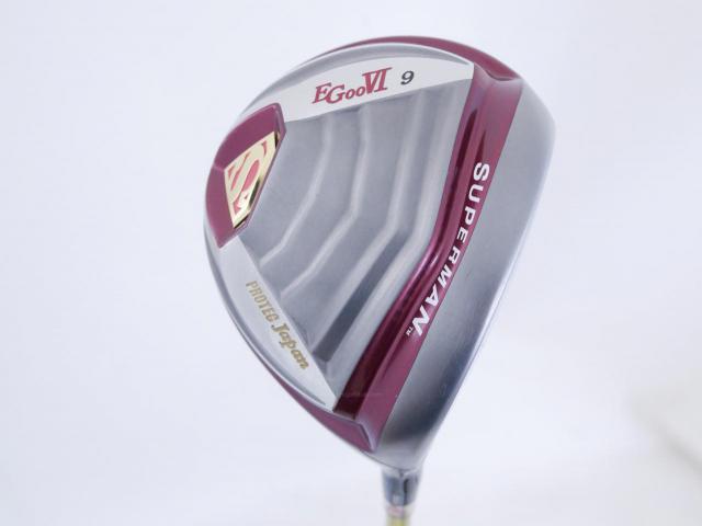 Driver : Superman : ไดรเวอร์ Superman EG006 COR (ปี 2022 ตีไกลมากๆ) Loft 9 ก้าน Big Blue V6 Flex S