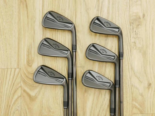 Iron set : Callaway : ชุดเหล็ก Callaway X Forged Star Black Limited (รุ่นล่าสุด ออกปี 2024 หายากมากๆ) มีเหล็ก 5-Pw (6 ชิ้น) ก้านเหล็ก NS Pro 950 NEO Black Flex S