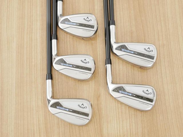 Iron set : Callaway : ชุดเหล็ก Callaway Paradym Ai Smoke (ออกปี 2024 ตีง่ายมาก ไกล Japan Spec.) มีเหล็ก 6-Pw (5 ชิ้น) ก้านกราไฟต์ Mitsubishi TENSEI 50 Flex R