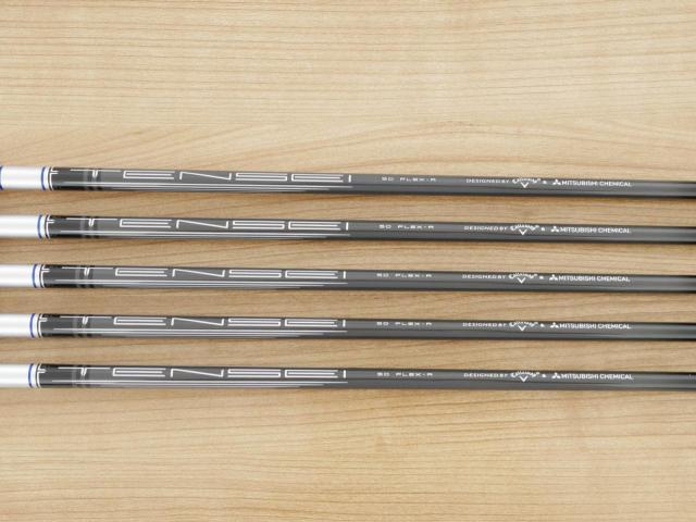 Iron set : Callaway : ชุดเหล็ก Callaway Paradym Ai Smoke (ออกปี 2024 ตีง่ายมาก ไกล Japan Spec.) มีเหล็ก 6-Pw (5 ชิ้น) ก้านกราไฟต์ Mitsubishi TENSEI 50 Flex R
