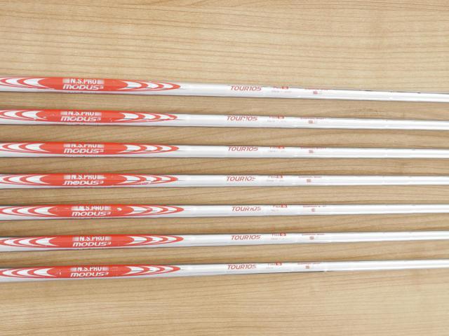 Iron set : Taylormade : ชุดเหล็ก Taylormade Gloire F2 Forged (รุ่นท๊อปสุด Japan Spec. ออกปี 2017) มีเหล็ก 6-Pw,Aw,Sw (7 ชิ้น) ก้านเหล็ก NS Pro Modus 105 Flex S