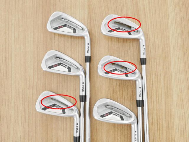 Iron set : Ping : **มีตำหนิ**ชุดเหล็ก Ping i25 มีเหล็ก 5-Pw (6 ชิ้น) ก้านเหล็ก Flex S