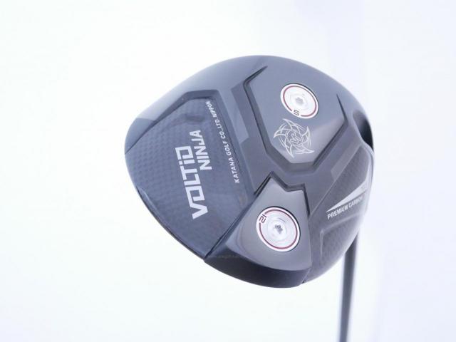 Driver : Katana : ไดรเวอร์ Katana Voltio NINJA Premium Carbon II TI (รุ่นใหม่ล่าสุด ออกปี 2025 ตีไกลมากๆ) Loft 10.5 ก้าน Tour AD VG-02 Flex SR