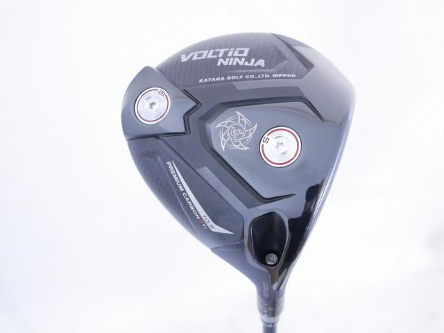 Driver : Katana : ไดรเวอร์ Katana Voltio NINJA Premium Carbon II TI (รุ่นใหม่ล่าสุด ออกปี 2025 ตีไกลมากๆ) Loft 10.5 ก้าน Tour AD VG-02 Flex SR