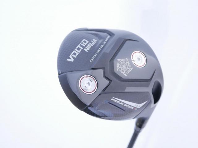 Driver : Katana : ไดรเวอร์ Katana Voltio NINJA Premium Carbon II TI (รุ่นใหม่ล่าสุด ออกปี 2025 ตีไกลมากๆ) Loft 10.5 ก้าน Tour AD VG-02 Flex SR