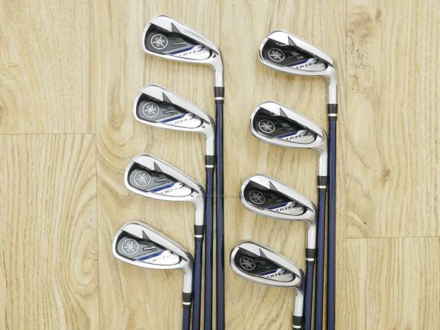 Iron set : Yamaha : ชุดเหล็ก Yamaha Inpres UD+2 (ออกปี 2021 ตีไกลที่สุด ไกลกว่าเหล็กทั่วไป 2 เบอร์ หน้าเด้ง COR 0.822) มีเหล็ก 6-Pw,Aw,As,Sw (8 ชิ้น) ก้านกราไฟต์ Fujikura Air Speeder M421i Flex R