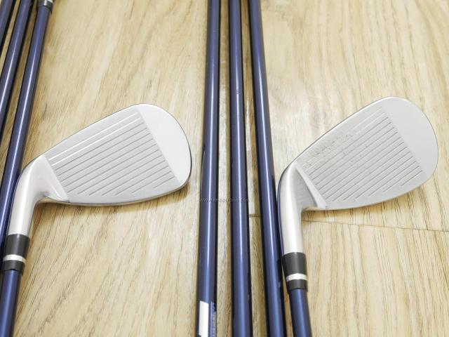 Iron set : Yamaha : ชุดเหล็ก Yamaha Inpres UD+2 (ออกปี 2021 ตีไกลที่สุด ไกลกว่าเหล็กทั่วไป 2 เบอร์ หน้าเด้ง COR 0.822) มีเหล็ก 6-Pw,Aw,As,Sw (8 ชิ้น) ก้านกราไฟต์ Fujikura Air Speeder M421i Flex R