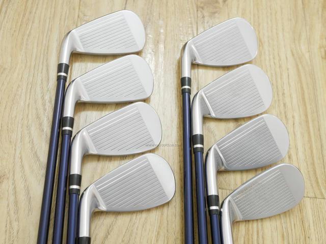Iron set : Yamaha : ชุดเหล็ก Yamaha Inpres UD+2 (ออกปี 2021 ตีไกลที่สุด ไกลกว่าเหล็กทั่วไป 2 เบอร์ หน้าเด้ง COR 0.822) มีเหล็ก 6-Pw,Aw,As,Sw (8 ชิ้น) ก้านกราไฟต์ Fujikura Air Speeder M421i Flex R