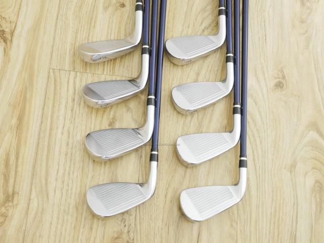 Iron set : Yamaha : ชุดเหล็ก Yamaha Inpres UD+2 (ออกปี 2021 ตีไกลที่สุด ไกลกว่าเหล็กทั่วไป 2 เบอร์ หน้าเด้ง COR 0.822) มีเหล็ก 6-Pw,Aw,As,Sw (8 ชิ้น) ก้านกราไฟต์ Fujikura Air Speeder M421i Flex R