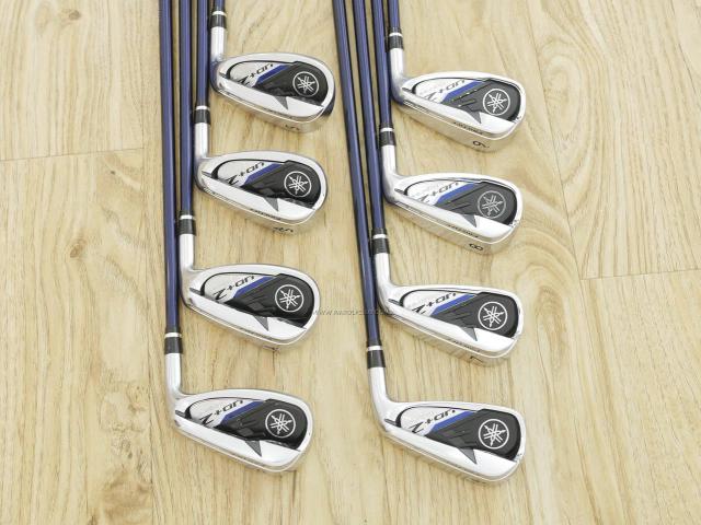 Iron set : Yamaha : ชุดเหล็ก Yamaha Inpres UD+2 (ออกปี 2021 ตีไกลที่สุด ไกลกว่าเหล็กทั่วไป 2 เบอร์ หน้าเด้ง COR 0.822) มีเหล็ก 6-Pw,Aw,As,Sw (8 ชิ้น) ก้านกราไฟต์ Fujikura Air Speeder M421i Flex R