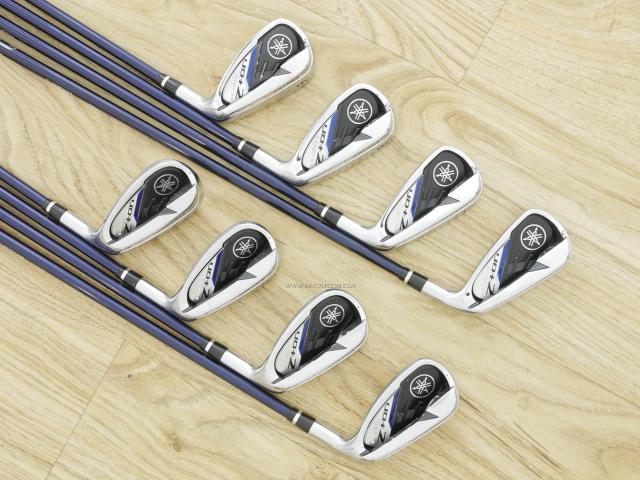 Iron set : Yamaha : ชุดเหล็ก Yamaha Inpres UD+2 (ออกปี 2021 ตีไกลที่สุด ไกลกว่าเหล็กทั่วไป 2 เบอร์ หน้าเด้ง COR 0.822) มีเหล็ก 6-Pw,Aw,As,Sw (8 ชิ้น) ก้านกราไฟต์ Fujikura Air Speeder M421i Flex R