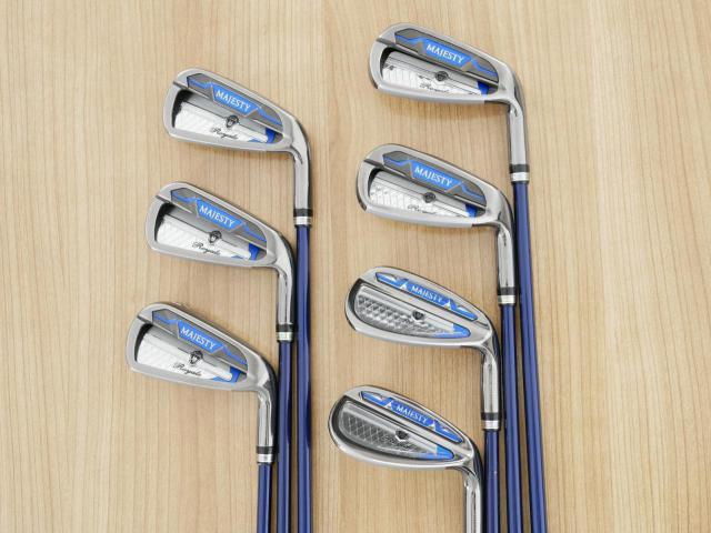 Iron set : Maruman : ชุดเหล็ก Maruman Majesty Royale (รุ่นท๊อปสุด ล่าสุด ออกปี 2024 ของใหม่ 9 หมื่นบาท) มีเหล็ก 6-Pw,Aw,Sw (7 ชิ้น เบอร์ 6 ตีระยะเท่าเบอร์ 5 ของรุ่นอื่น) ก้านกราไฟต์ Flex SR