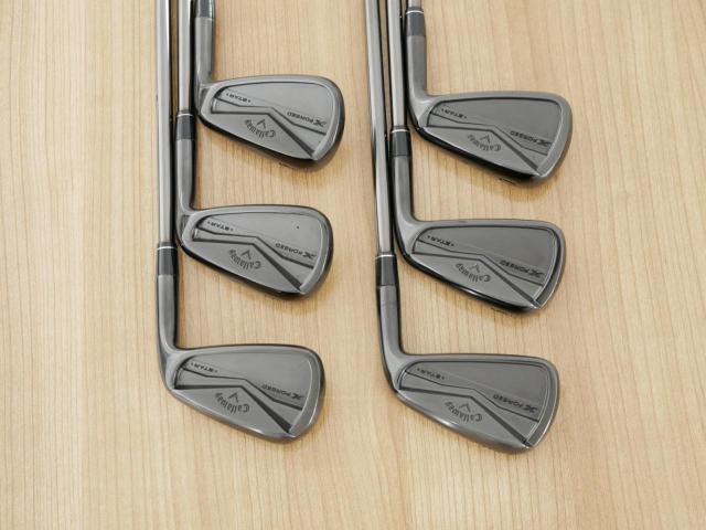 Iron set : Callaway : ชุดเหล็ก Callaway X Forged Star Black Limited (ออกปี 2024 หายากมากๆ) มีเหล็ก 5-Pw (6 ชิ้น) ก้านเหล็ก NS Pro 950 NEO Black Flex S