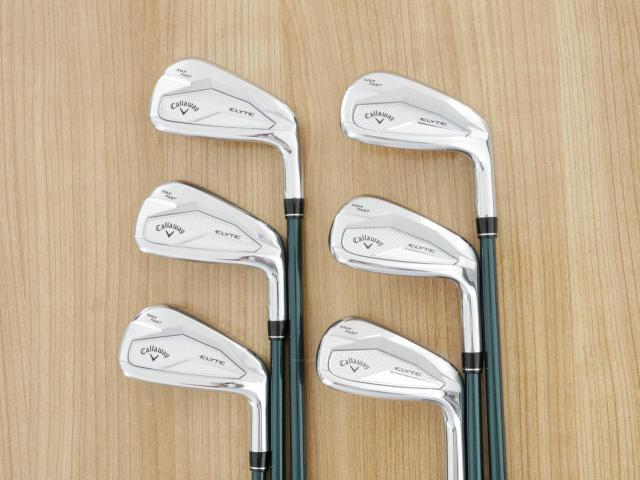 Iron set : Callaway : ชุดเหล็ก Callaway ELYTE Max Fast (รุ่นล่าสุด ออกปี 2025 ตีง่ายมาก ไกล Japan Spec.) มีเหล็ก 6-Pw,Aw (6 ชิ้น) ก้านกราไฟต์ UST Mamiya LINQ 40 Flex SR