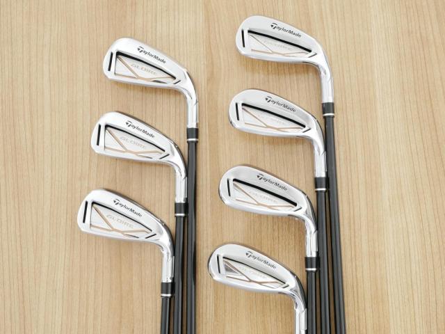 Iron set : Taylormade : ชุดเหล็ก Taylormade SIM GLOIRE (รุ่นปี 2021 รุ่นท๊อปสุด Japan Spec) มีเหล็ก 6-Pw,Aw,Sw (7 ชิ้น) ก้าน Fujikura Air Speeder Flex SR