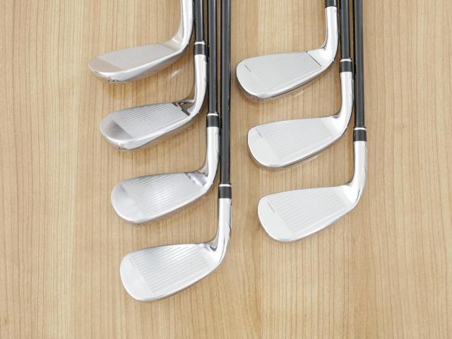 Iron set : Taylormade : ชุดเหล็ก Taylormade SIM GLOIRE (รุ่นปี 2021 รุ่นท๊อปสุด Japan Spec) มีเหล็ก 6-Pw,Aw,Sw (7 ชิ้น) ก้าน Fujikura Air Speeder Flex SR