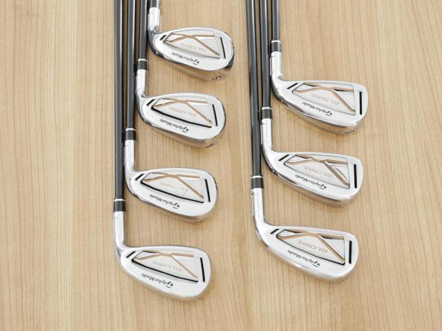 Iron set : Taylormade : ชุดเหล็ก Taylormade SIM GLOIRE (รุ่นปี 2021 รุ่นท๊อปสุด Japan Spec) มีเหล็ก 6-Pw,Aw,Sw (7 ชิ้น) ก้าน Fujikura Air Speeder Flex SR
