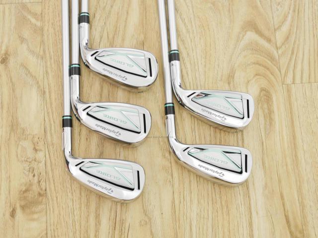 Lady club : All : ชุดเหล็ก Taylormade SIM GLOIRE (รุ่นปี 2021 รุ่นท๊อปสุด Japan Spec) มีเหล็ก 6-Pw (5 ชิ้น) ก้านกราไฟต์ Fujikura Air Speeder Flex L