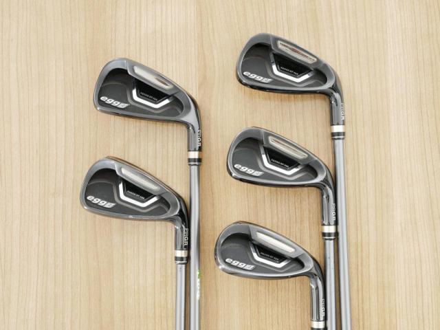 Lady club : All : ชุดเหล็กกระเทย PRGR New Egg Iron (รุ่นปี 2017 ตีง่ายและไกลมาก) มีเหล็ก 7-Pw,As (5 ชิ้น) ก้านกราไฟต์ Flex L (M-30)