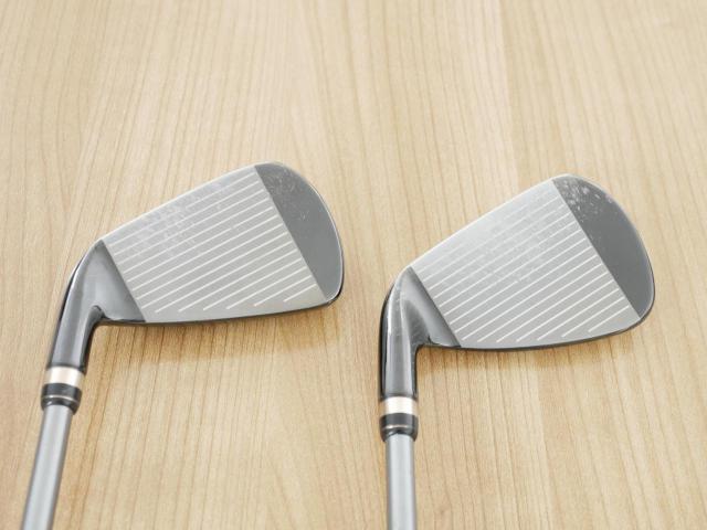 Lady club : All : ชุดเหล็กกระเทย PRGR New Egg Iron (รุ่นปี 2017 ตีง่ายและไกลมาก) มีเหล็ก 7-Pw,As (5 ชิ้น) ก้านกราไฟต์ Flex L (M-30)