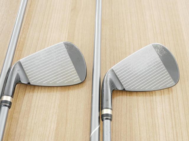 Lady club : All : ชุดเหล็กกระเทย PRGR New Egg Iron (รุ่นปี 2017 ตีง่ายและไกลมาก) มีเหล็ก 7-Pw,As (5 ชิ้น) ก้านกราไฟต์ Flex L (M-30)